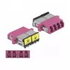 Glasfaserkoppler DeLOCK 86906 LC Quad Buchse auf LC Quad Buchse Multimode violett
