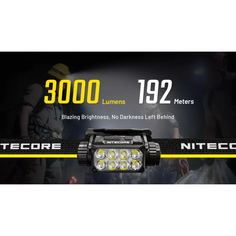 Stirnlampe H-Serie 3000 LUMEN / HC75 Uhe Nitecore