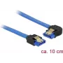 SATA-Kabel DeLOCK 84982 0,1 m SATA 7-Pin Schwarz Blau
