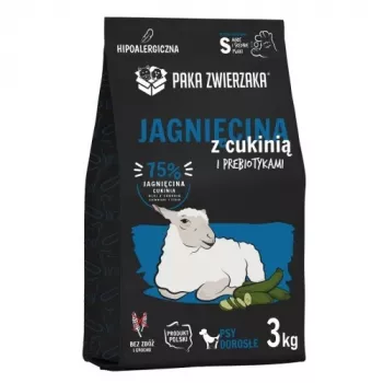 PAKA ZWIERZAKA Lamm mit Zucchini S - Trockenfutter für Hunde - 3kg