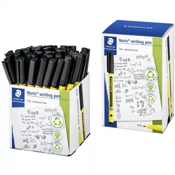 STAEDTLER Fineliner Noris Schreibstift schwarz 0,6mm Fein