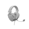 Kabelgebundene Kopfhörer Genesis Toron 531 Weiß mit Mikrofon, leichtes On-Ear-Design