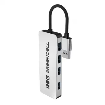USB-Hub Grün Cell HUB-GC-A4A — 4-Port-USB-A-3.0-Hub