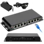 Extralink PoE-Switch KRATOS 7x Gigabit PoE, 1x Uplink RJ45, Netzteil 24V 2,5A, 60W