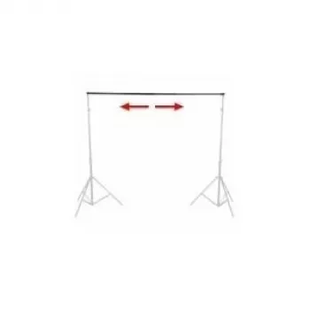 Walimex Pro Teleskop-Hintergrundstange 120-307 cm, bis 6 kg, Zapfenverbindung