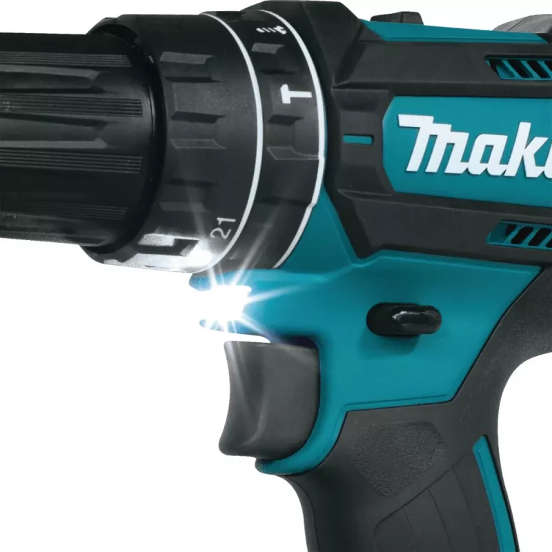 Makita DHP482RFX9 - Schlagbohrschrauber - Akku - Schnellspannbohrfutter 13 mm - 62 N·m - 2 Akkus, Ladegerät im Lieferumfang - 18 V (DHP482RFX9)