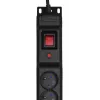 Activejet COMBO 12-fach-Steckdosenleiste 5 m schwarz