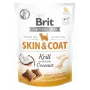 Hundeleckerli Brit Dog Skin & Coat Krill Kokosnuss 150 g — diätetische feste Snacks für ausgewachsene Hunde, Krillgeschmack, glutenfrei