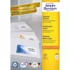 Avery 3474 selbstklebendes Etikett Rechteck Permanent Weiß 2400 St.