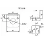 Montagehalterung Datalogic ST-1218, Maße 40×40×40 mm