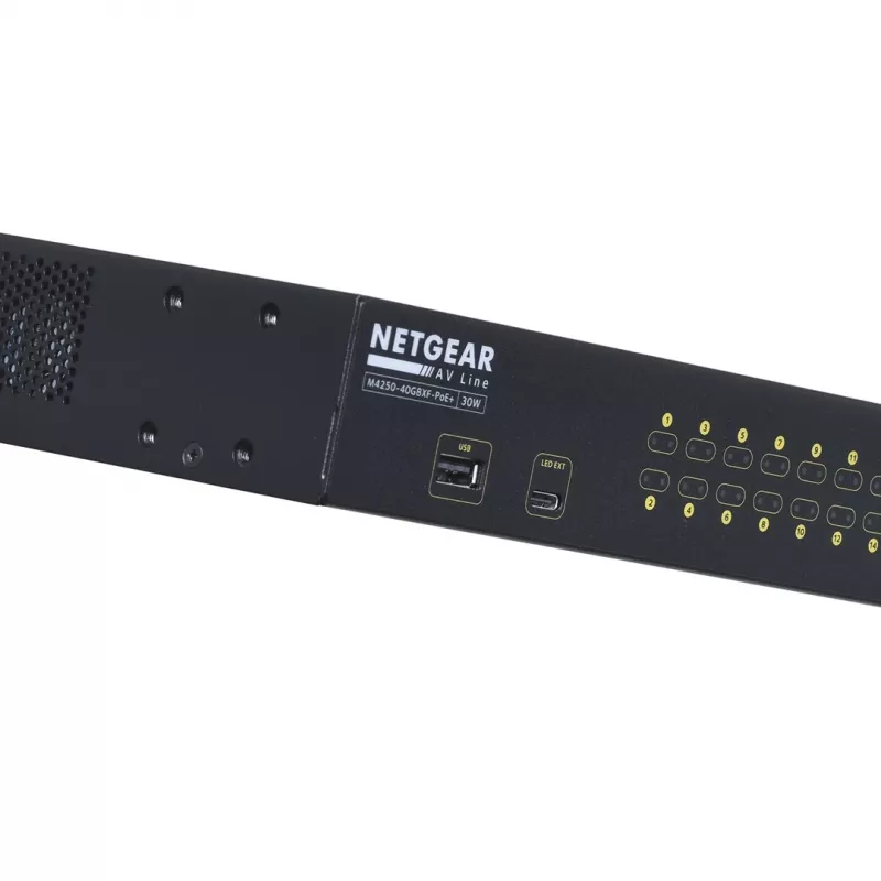 NETGEAR GSM4248PX-100EUS Netzwerk-Switch Managed L2/L3/L4 Gigabit Ethernet (10/100/1000) Power over Ethernet (PoE) Schwarz