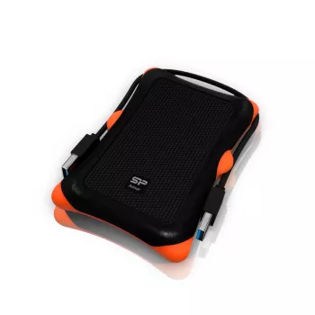 HDD/SSD-Gehäuse Silicon Power Armor A30, 2,5 Zoll Single-Bay, USB 3.2 Gen 1, Micro-USB A, orange/schwarz