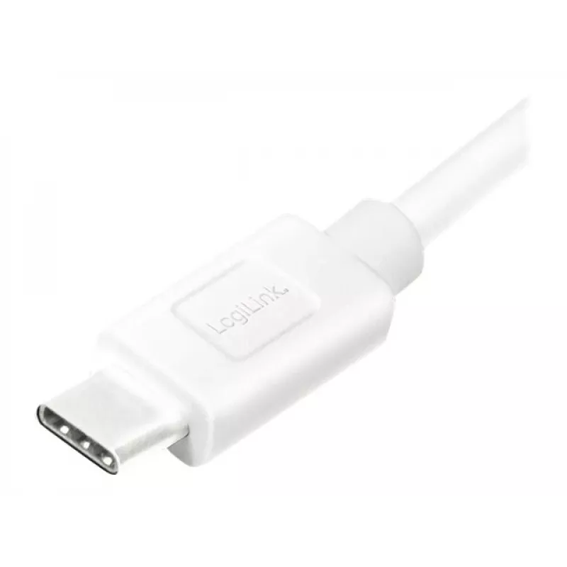 USB-Kabel LogiLink CU0175 USB 3.2 Gen 1 1,5 m USB A USB C Weiß