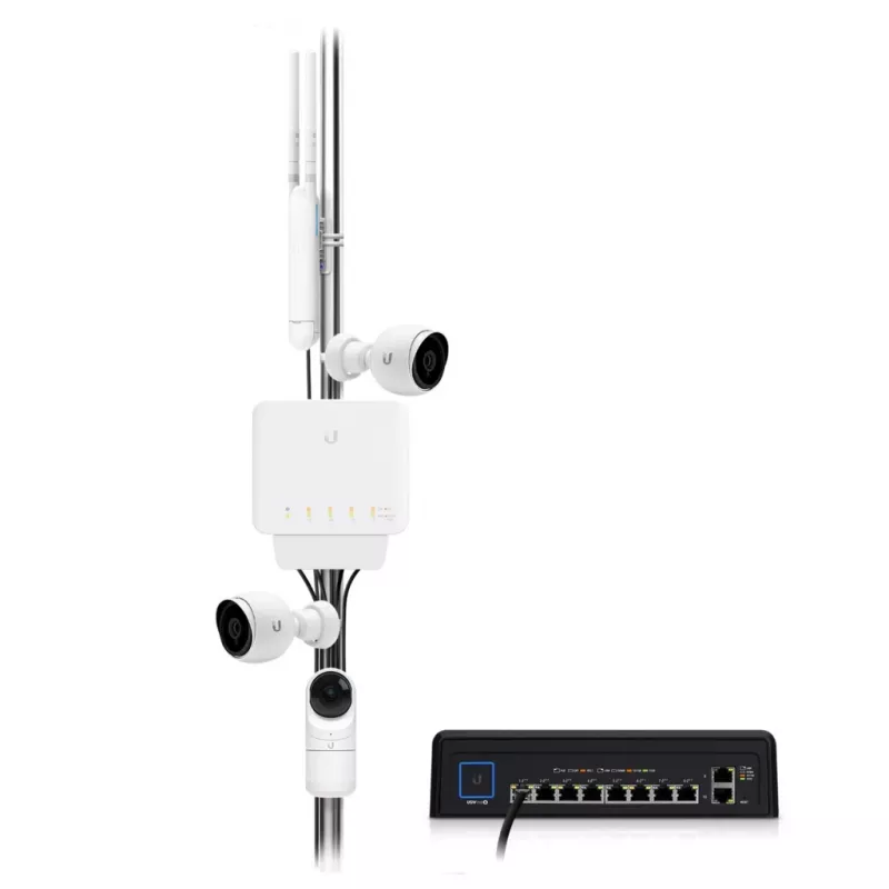 Ubiquiti UniFi Switch Flex (3er-Pack) Managed L2 Gigabit Ethernet (10/100/1000) Power over Ethernet (PoE) Weiß