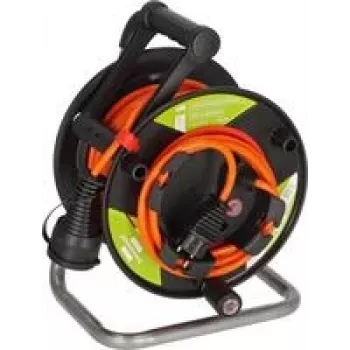 Kabeltrommel Brennenstuhl 1148500 — 23 m, orange, mit Schutzkontaktstecker
