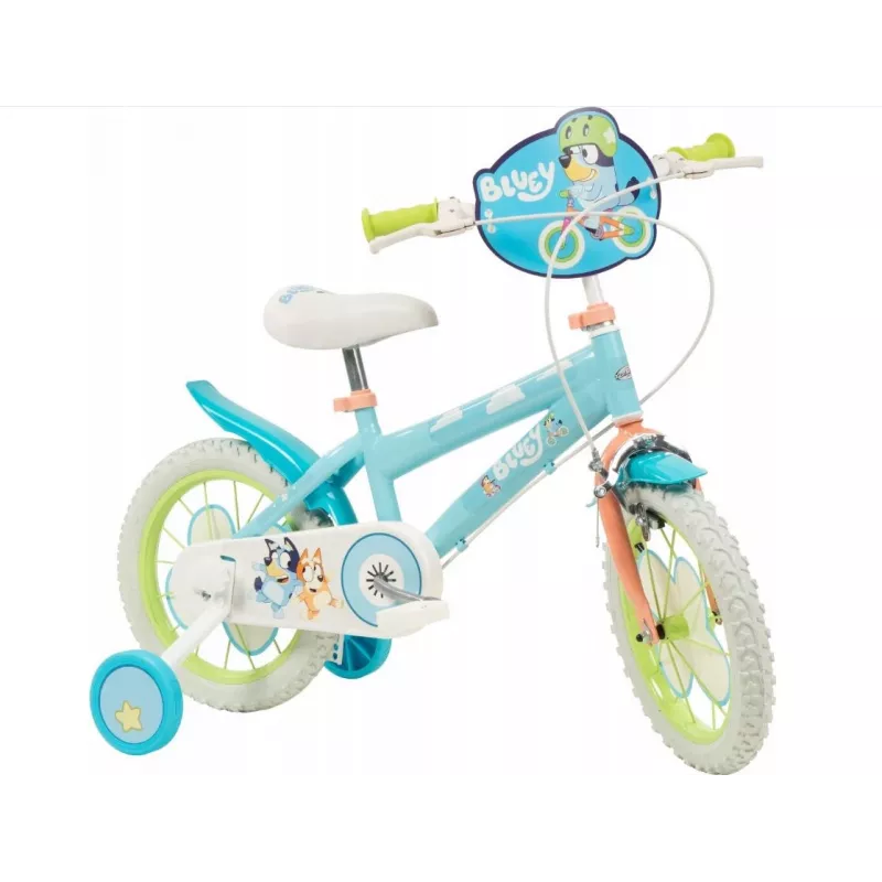 Kinderfahrrad Toimsa 1459 – 14 Zoll Räder, Bluey-Design, für Kinder