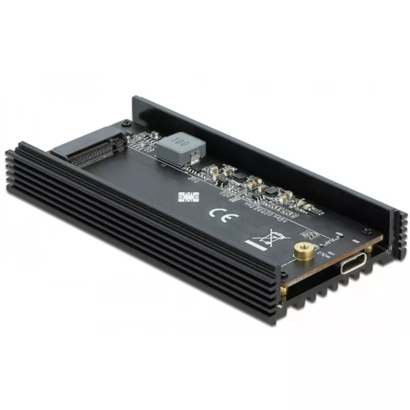 Externes Gehäuse DeLOCK M.2 NVMe PCIe SSD USB 3.2 Gen 2x2