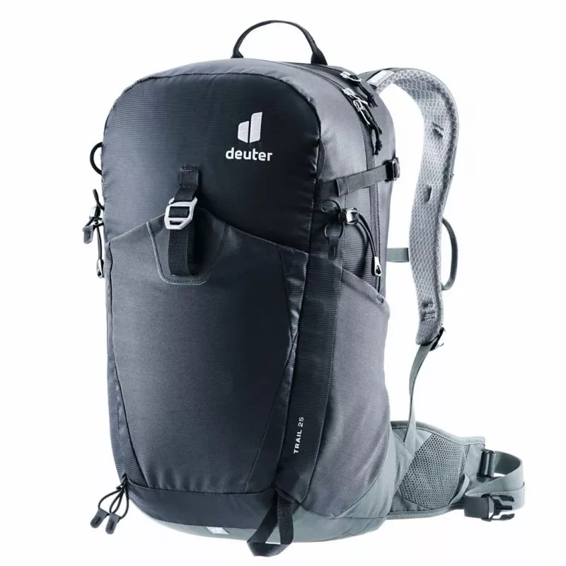 Rucksack DEUTER Trail 25 – 25L Wander-Tagesrucksack, schwarz-schiefer