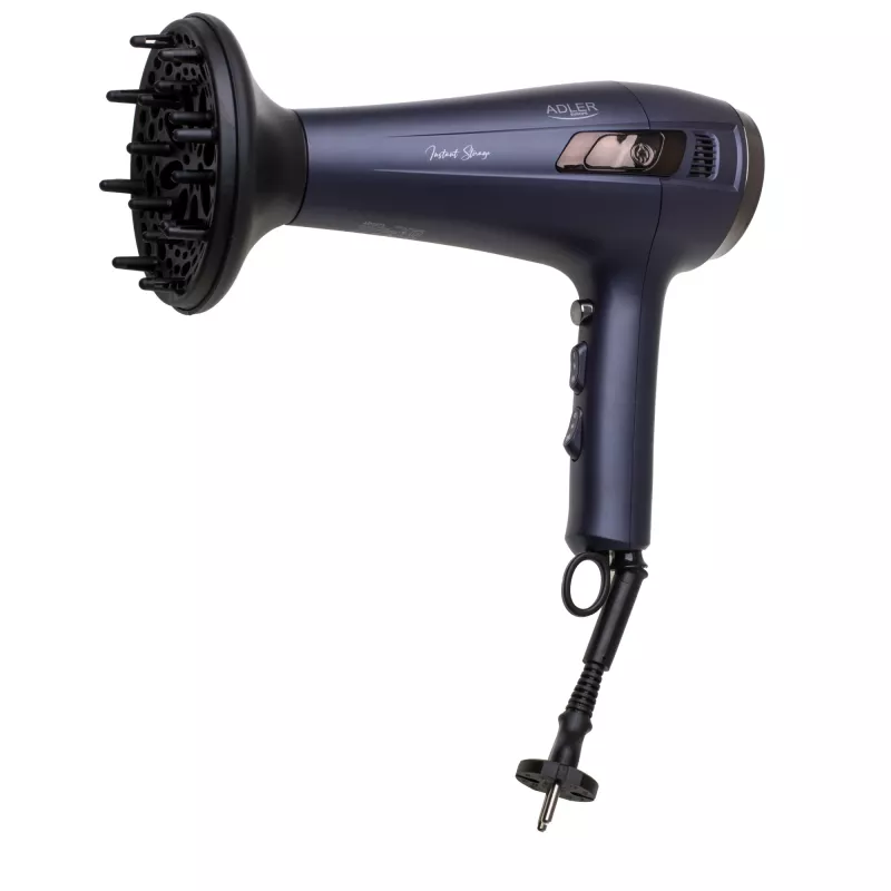 Haartrockner mit einziehbarem Kabel - 2400W + Adler Diffusor