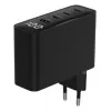 Gembird TA-UC-PDQC100LCD-01-BK Ladegerät für Mobilgeräte, Laptop, Smartphone, Schwarz, AC-Schnellladung, Innenbereich