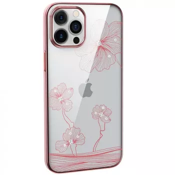 Schutzhülle Devia Crystal Flora für iPhone 12 mini, Roségold