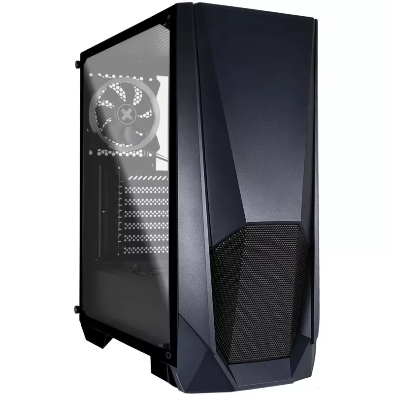 Xilence Xilent Blast X505.ARGB Gaming-PC-Gehäuse, RGB ATX Midi-Tower, schwarz (XG141)