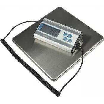 ChiliTec Paketwaage bis 120kg 27x27cm Genauigkeit 20g, ohne Batterien 9V (22562)