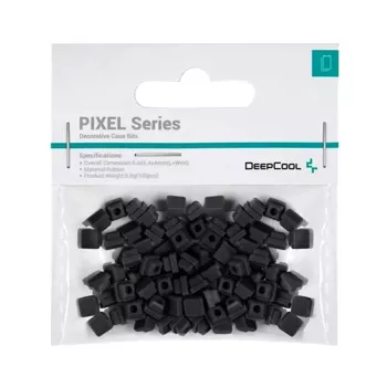 Gummihalterungen DeepCool PIXEL Universal-Packung 100 Stück, schwarz, 9,8 g Gesamtgewicht