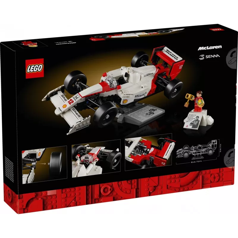 LEGO Set McLaren MP4/4 Ayrton Senna 10330 — LEGO ICONS Modell im Maßstab