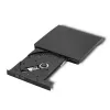 Externes DVD‑RW-Laufwerk QOLTEC 51857 — USB 3.0, SATA-Schnittstelle, DVD±R 8x, DVD±RW 4x, DVD‑RAM 5x, CD 24x, schwarz