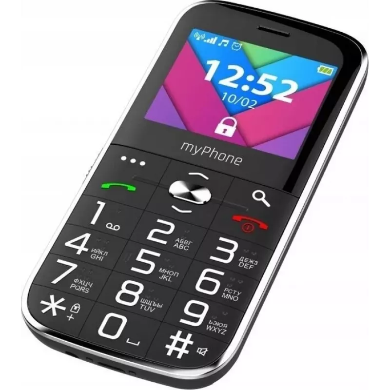 myPhone Halo C | Schwarz | 2,2 Zoll | TFT | 32 MB | 32 MB | Dual-SIM | Hauptkamera 0,3 MP | 1900 mAh