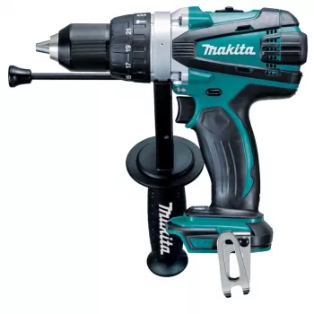 Makita DHP458Z Bohrmaschine schlüssellos 2000 U/min Schwarz, Blau 2,3 kg