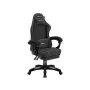 Gaming-Sessel huzaro Force 3.7 Carbon Schwarz – ergonomisch, höhenverstellbar 107,5–116,5 cm, 5 Rollen, Lenden- und Nackenkissen