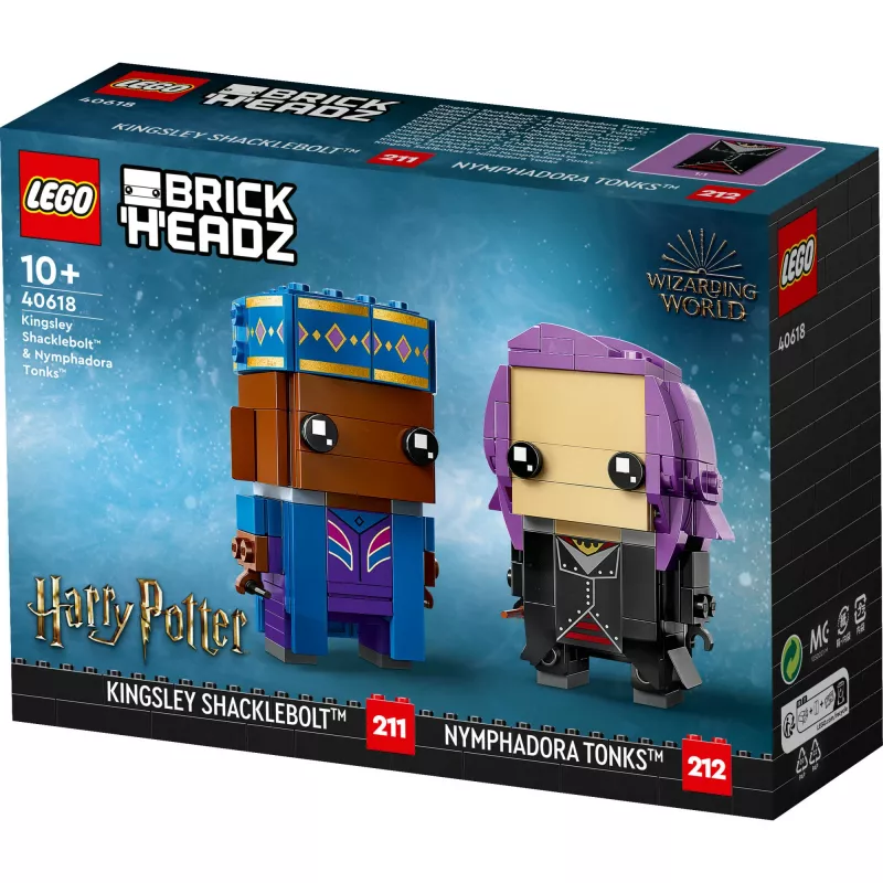 Lego Brickheadz Harry Potter 40618 Kingsley Shacklebolt und Nymphadora Tonks