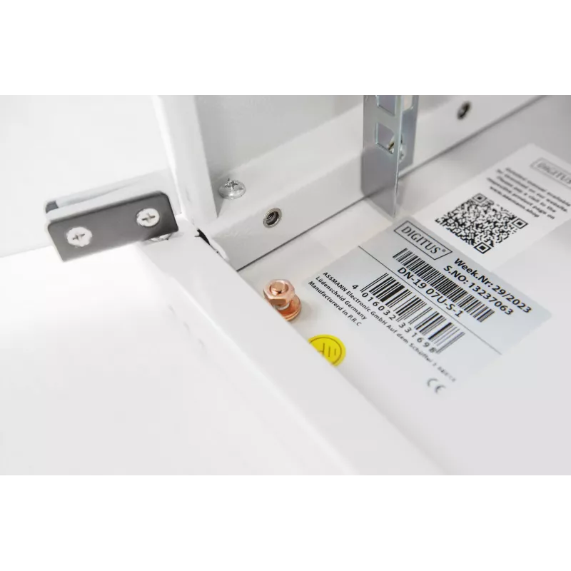 DIGITUS Compact Series DN-19 12-U-S-1 - Wandschrank - Hellgrau, RAL 7035 - 12U - 48,3 cm (19) (DN-19 12-U-S-1)
