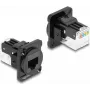 DeLOCK D-Type Modul RJ45 Cat.6A Buchse auf LSA Buchse Schwarz 87817