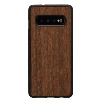Smartphone-Hülle man and wood für Samsung Galaxy S10, schwarzes Koala-Design, Schutzhülle