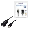 LogiLink USB 2.0 Repeater-Kabel - 5,0 m USB-Kabel 5 M USB A