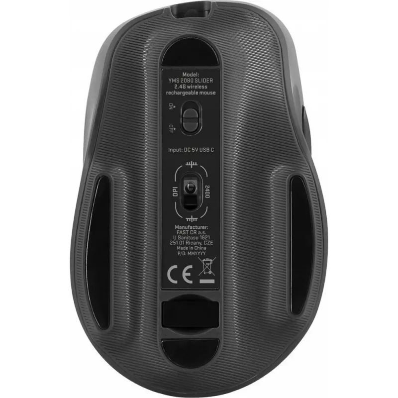 Kabellose Maus YENKEE YMS 2080GY SLIDER 2,4 GHz