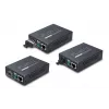 PLANET GT805A Netzwerk-Medienkonverter 1000 Mbit/s Multimode Schwarz