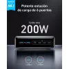 Charger GeNPrime 200W GaN 4xUSB-C 2xUSB-A Schwarz
