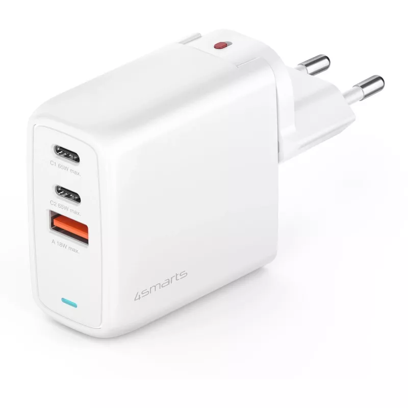 Ladegerät Indoor 4smarts GaN Flex Universal Weiß