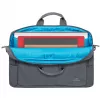 Laptop-Hülle Rivacase Alpendorf Eco für 16-Zoll-Laptops, grau, schlanke Schutzhülle