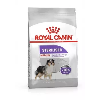 Trockenhundefutter Royal Canin Medium Sterilised Adult 12 kg — für sterilisierte ausgewachsene Hunde mittelgroßer Rassen, Geflügel, Protein 28%, Fett 13%