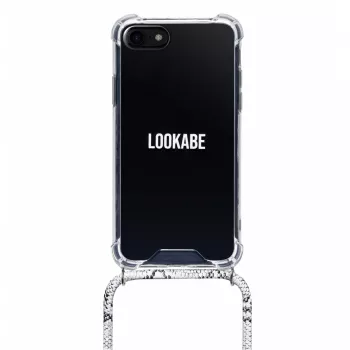 Halskette Lookabe Snake Edition für iPhone XR, Silber – tragbares Telefonzubehör