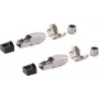 Netzwerkstecker ShiverPeaks BS08-51003-2 Cat. 6A werkzeugloser Winkelstecker STP