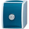 BUSCH-JAEGER SCHUKO-Steckdose 20EWSL-101-53 ocean Standard-Schloss 20EWSL-101-53 (2083-0-0823)
