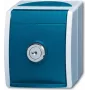 BUSCH-JAEGER SCHUKO-Steckdose 20EWSL-101-53 ocean Standard-Schloss 20EWSL-101-53 (2083-0-0823)