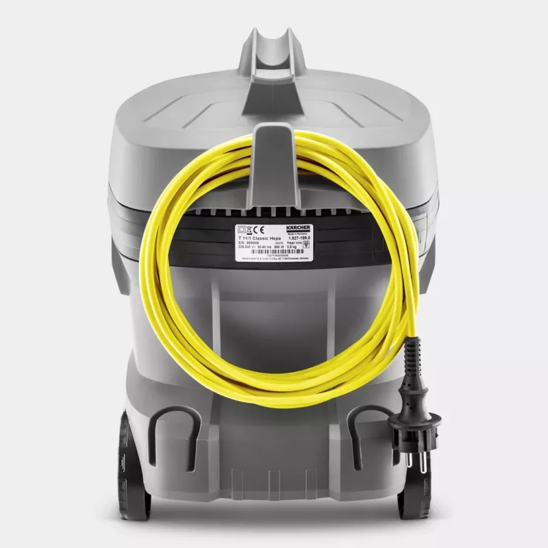 Trommelstaubsauger Karcher AG T 11/1 Classic — Trockensauger, 11 L Staubkapazität, 850 W, 23,5 kPa, 2 m Schlauch, Teleskoprohr