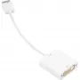DisplayPort-auf-DVI-Adapterkabel Sharkoon 0,15 m weiß — DisplayPort 1.2 auf DVI